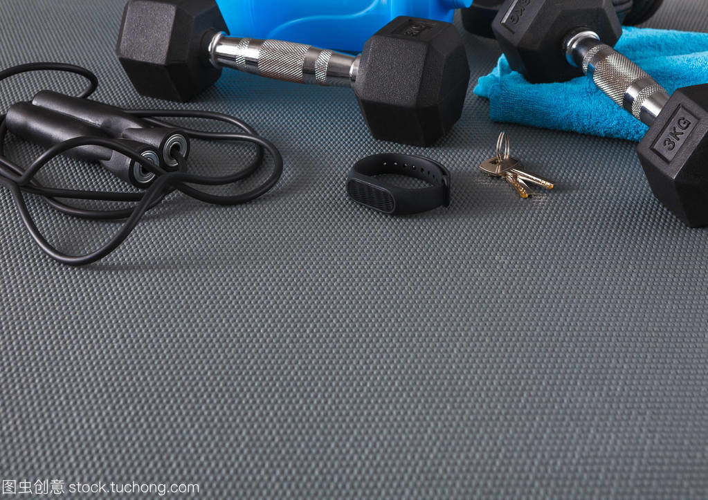 運動器材健身背景復制空間